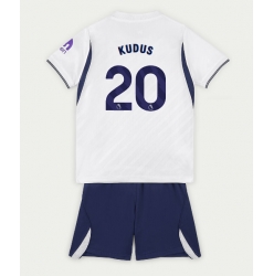 Tottenham Hotspur Mohammed Kudus #20 Heimtrikot Kinder 2026-27 Kurzarm (+ kurze hosen)