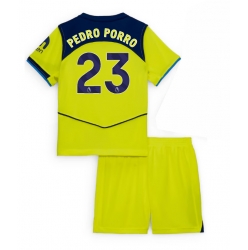 Tottenham Hotspur Pedro Porro #23 3rd trikot Kinder 2025-26 Kurzarm (+ kurze hosen)