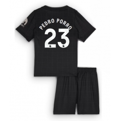 Tottenham Hotspur Pedro Porro #23 Auswärtstrikot Kinder 2025-26 Kurzarm (+ kurze hosen)