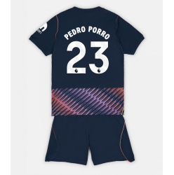 Tottenham Hotspur Pedro Porro #23 Auswärtstrikot Kinder 2026-27 Kurzarm (+ kurze hosen)