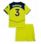 Tottenham Hotspur Radu Dragusin #3 3rd trikot Kinder 2025-26 Kurzarm (+ kurze hosen)