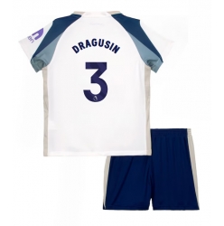 Tottenham Hotspur Radu Dragusin #3 Heimtrikot Kinder 2025-26 Kurzarm (+ kurze hosen)
