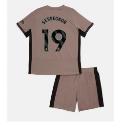 Tottenham Hotspur Ryan Sessegnon #19 3rd trikot Kinder 2023-24 Kurzarm (+ kurze hosen)