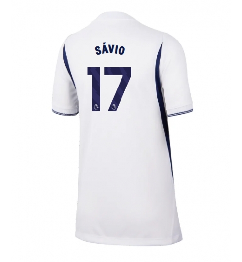 Tottenham Hotspur Savio #17 Heimtrikot Frauen 2026-27 Kurzarm Tottenham Hotspur Savio #17 Heimtrikot Frauen 2026-27 Kurzarm
