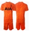Tottenham Hotspur Torwart Auswärtstrikot Kinder 2024-25 Kurzarm (+ kurze hosen)