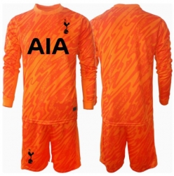 Tottenham Hotspur Torwart Auswärtstrikot Kinder 2024-25 Langarm (+ kurze hosen)