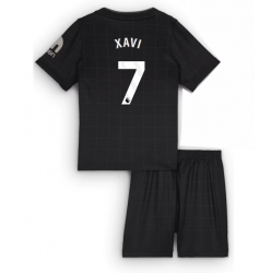 Tottenham Hotspur Xavi Simons #7 Auswärtstrikot Kinder 2025-26 Kurzarm (+ kurze hosen)