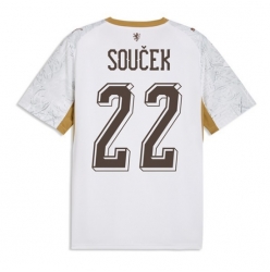 Tschechische Republik Tomas Soucek #22 Auswärtstrikot WM 2026 Kurzarm