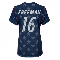 Vereinigte Staaten Alex Freeman #16 Auswärtstrikot Frauen WM 2026 Kurzarm