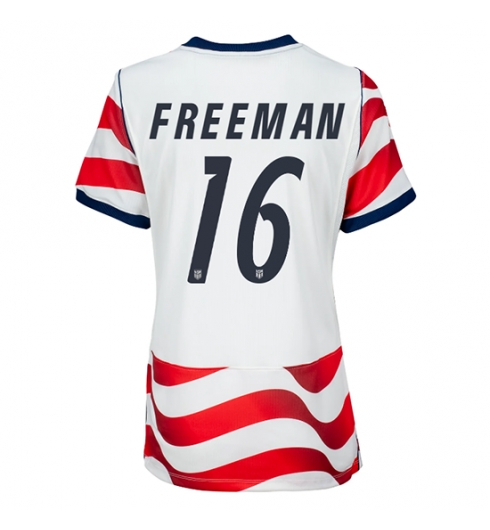 Vereinigte Staaten Alex Freeman #16 Heimtrikot Frauen WM 2026 Kurzarm Vereinigte Staaten Alex Freeman #16 Heimtrikot Frauen WM 2026 Kurzarm