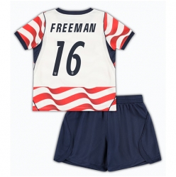 Vereinigte Staaten Alex Freeman #16 Heimtrikot Kinder WM 2026 Kurzarm (+ kurze hosen)