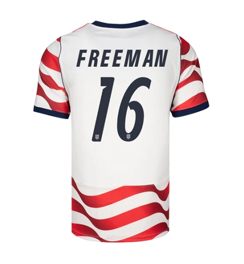 Vereinigte Staaten Alex Freeman #16 Heimtrikot WM 2026 Kurzarm Vereinigte Staaten Alex Freeman #16 Heimtrikot WM 2026 Kurzarm