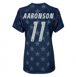 Vereinigte Staaten Brenden Aaronson #11 Auswärtstrikot Frauen WM 2026 Kurzarm