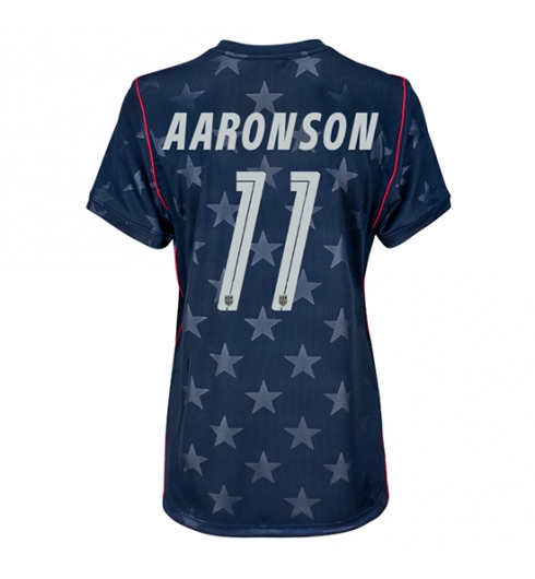 Vereinigte Staaten Brenden Aaronson #11 Auswärtstrikot Frauen WM 2026 Kurzarm Vereinigte Staaten Brenden Aaronson #11 Auswärtstrikot Frauen WM 2026 Kurzarm