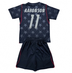 Vereinigte Staaten Brenden Aaronson #11 Auswärtstrikot Kinder WM 2026 Kurzarm (+ kurze hosen)