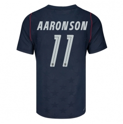 Vereinigte Staaten Brenden Aaronson #11 Auswärtstrikot WM 2026 Kurzarm