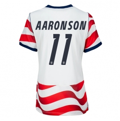 Vereinigte Staaten Brenden Aaronson #11 Heimtrikot Frauen WM 2026 Kurzarm