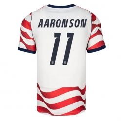Vereinigte Staaten Brenden Aaronson #11 Heimtrikot WM 2026 Kurzarm