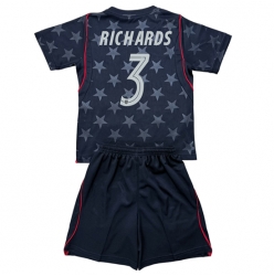 Vereinigte Staaten Chris Richards #3 Auswärtstrikot Kinder WM 2026 Kurzarm (+ kurze hosen)