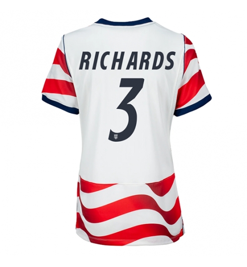 Vereinigte Staaten Chris Richards #3 Heimtrikot Frauen WM 2026 Kurzarm Vereinigte Staaten Chris Richards #3 Heimtrikot Frauen WM 2026 Kurzarm