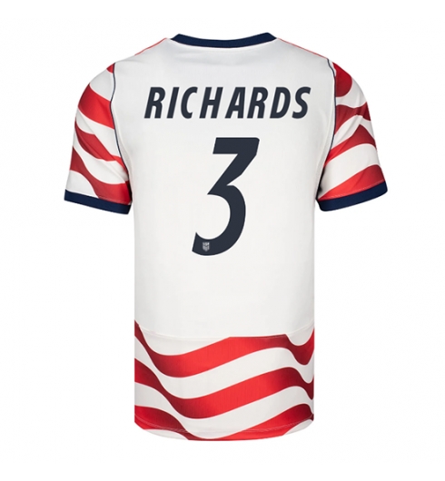 Vereinigte Staaten Chris Richards #3 Heimtrikot WM 2026 Kurzarm Vereinigte Staaten Chris Richards #3 Heimtrikot WM 2026 Kurzarm