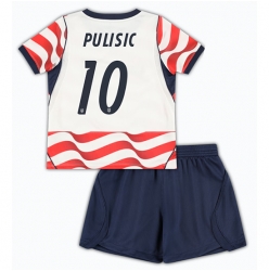 Vereinigte Staaten Christian Pulisic #10 Heimtrikot Kinder WM 2026 Kurzarm (+ kurze hosen)