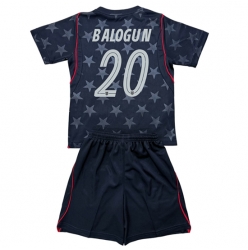 Vereinigte Staaten Folarin Balogun #20 Auswärtstrikot Kinder WM 2026 Kurzarm (+ kurze hosen)