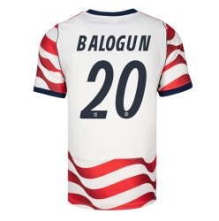 Vereinigte Staaten Folarin Balogun #20 Heimtrikot WM 2026 Kurzarm