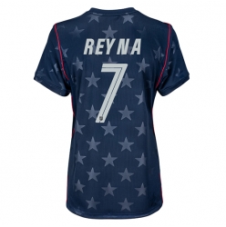 Vereinigte Staaten Giovanni Reyna #7 Auswärtstrikot Frauen WM 2026 Kurzarm