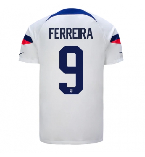 Vereinigte Staaten Jesus Ferreira #9 Heimtrikot WM 2022 Kurzarm