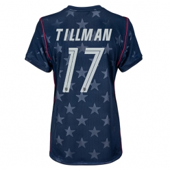 Vereinigte Staaten Malik Tillman #17 Auswärtstrikot Frauen WM 2026 Kurzarm