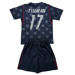 Vereinigte Staaten Malik Tillman #17 Auswärtstrikot Kinder WM 2026 Kurzarm (+ kurze hosen)