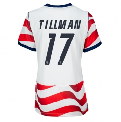 Vereinigte Staaten Malik Tillman #17 Heimtrikot Frauen WM 2026 Kurzarm
