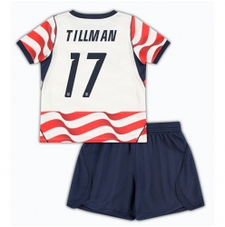 Vereinigte Staaten Malik Tillman #17 Heimtrikot Kinder WM 2026 Kurzarm (+ kurze hosen)