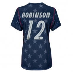 Vereinigte Staaten Miles Robinson #12 Auswärtstrikot Frauen WM 2026 Kurzarm