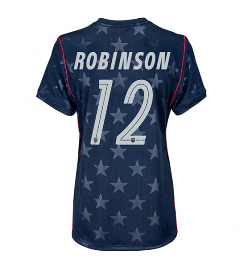 Vereinigte Staaten Miles Robinson #12 Auswärtstrikot Frauen WM 2026 Kurzarm Vereinigte Staaten Miles Robinson #12 Auswärtstrikot Frauen WM 2026 Kurzarm