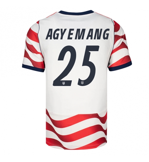 Vereinigte Staaten Patrick Agyemang #25 Heimtrikot WM 2026 Kurzarm Vereinigte Staaten Patrick Agyemang #25 Heimtrikot WM 2026 Kurzarm