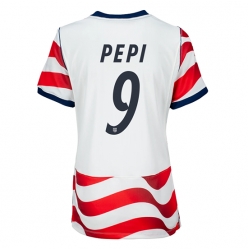 Vereinigte Staaten Ricardo Pepi #9 Heimtrikot Frauen WM 2026 Kurzarm