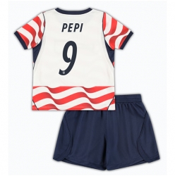 Vereinigte Staaten Ricardo Pepi #9 Heimtrikot Kinder WM 2026 Kurzarm (+ kurze hosen)