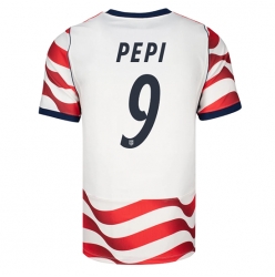 Vereinigte Staaten Ricardo Pepi #9 Heimtrikot WM 2026 Kurzarm
