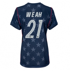 Vereinigte Staaten Timothy Weah #21 Auswärtstrikot Frauen WM 2026 Kurzarm