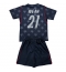 Vereinigte Staaten Timothy Weah #21 Auswärtstrikot Kinder WM 2026 Kurzarm (+ kurze hosen)