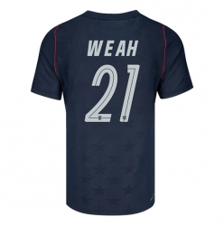 Vereinigte Staaten Timothy Weah #21 Auswärtstrikot WM 2026 Kurzarm