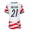Vereinigte Staaten Timothy Weah #21 Heimtrikot Frauen WM 2026 Kurzarm Vereinigte Staaten Timothy Weah #21 Heimtrikot Frauen WM 2026 Kurzarm