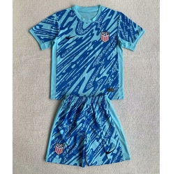 Vereinigte Staaten Torwart Heimtrikot Kinder Copa America 2024 Kurzarm (+ kurze hosen)