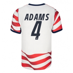 Vereinigte Staaten Tyler Adams #4 Heimtrikot WM 2026 Kurzarm
