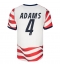 Vereinigte Staaten Tyler Adams #4 Heimtrikot WM 2026 Kurzarm