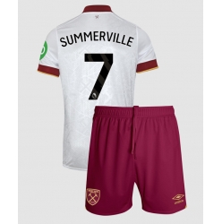 West Ham United Crysencio Summerville #7 3rd trikot Kinder 2024-25 Kurzarm (+ kurze hosen)
