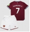 West Ham United Crysencio Summerville #7 Heimtrikot Kinder 2025-26 Kurzarm (+ kurze hosen)