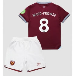 West Ham United James Ward-Prowse #8 Heimtrikot Kinder 2025-26 Kurzarm (+ kurze hosen)
